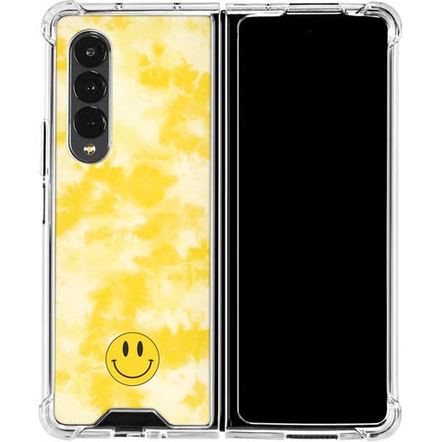 Yellow Tie Die Galaxy Z Fold4 5G Clear Case