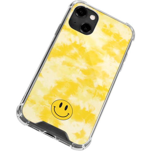 Yellow Tie Die iPhone 13 Clear Case
