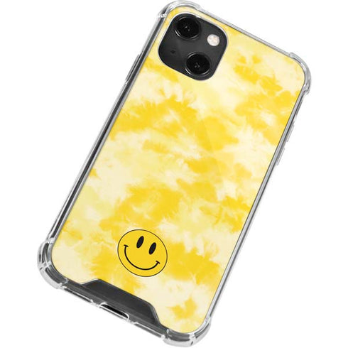 Yellow Tie Die iPhone 13 Mini Clear Case