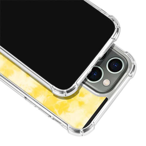 Yellow Tie Die iPhone 13 Pro Max Clear Case