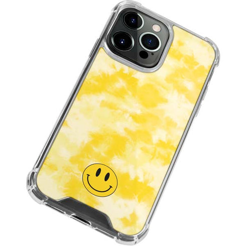 Yellow Tie Die iPhone 13 Pro Max Clear Case