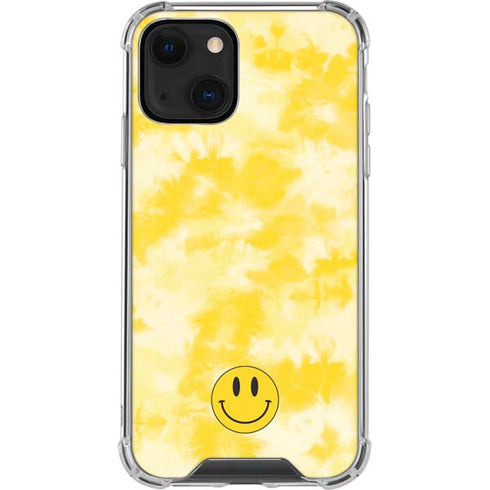 Yellow Tie Die iPhone 14 Clear Case