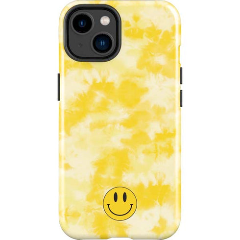Yellow Tie Die iPhone 14 Plus Impact Case