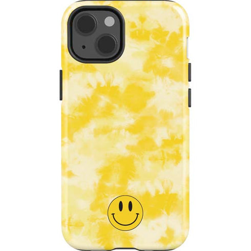 Yellow Tie Die iPhone 15 Impact Case