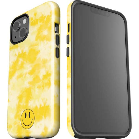 Yellow Tie Die iPhone 15 Impact Case