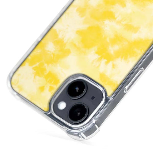 Yellow Tie Die iPhone 15 Plus MagSafe Case