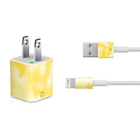 Yellow Tie Die iPhone Charger (5W USB) Skin