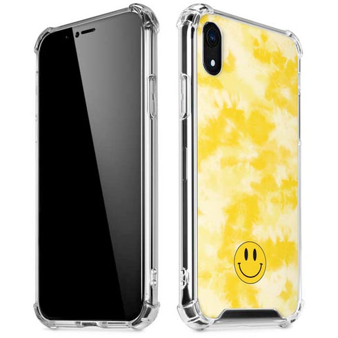 Yellow Tie Die iPhone XR Clear Case