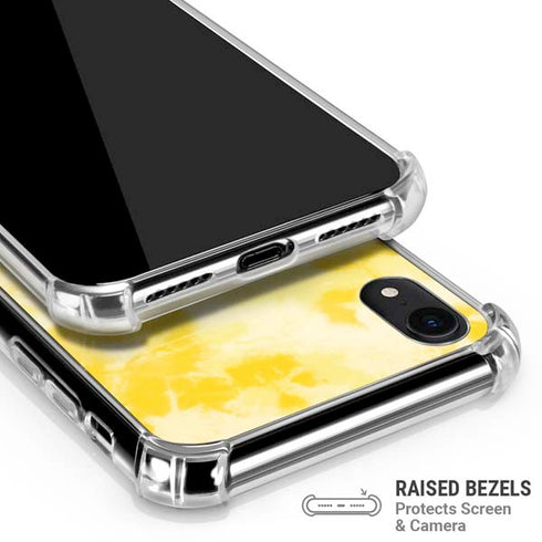 Yellow Tie Die iPhone XR Clear Case