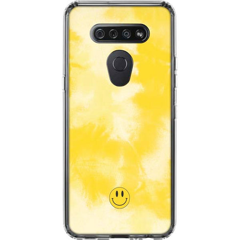 Yellow Tie Die LG K51/Q51 Clear Case