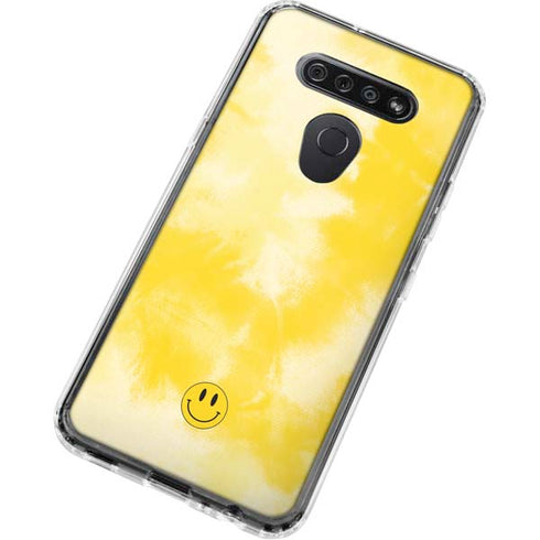 Yellow Tie Die LG K51/Q51 Clear Case