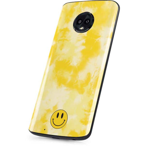Yellow Tie Die Moto G6 Skin
