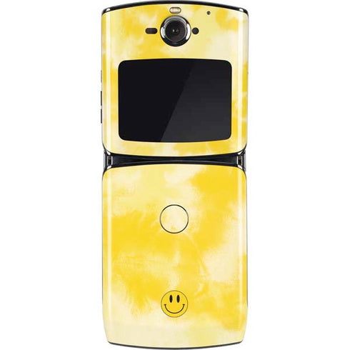 Yellow Tie Die Motorola RAZR Skin