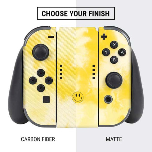 Yellow Tie Die Nintendo Switch Bundle Skin