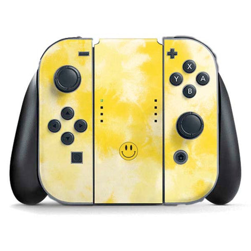 Yellow Tie Die Nintendo Switch (2017-2021) Joy-Con Controller Skin