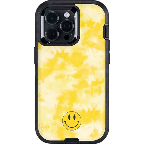 Yellow Tie Die Otterbox Defender iPhone Skin