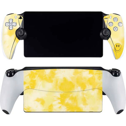 Yellow Tie Die PlayStation Portal Remote Player Skin