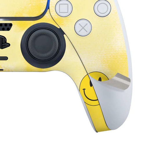 Yellow Tie Die PS5 Controller Skin