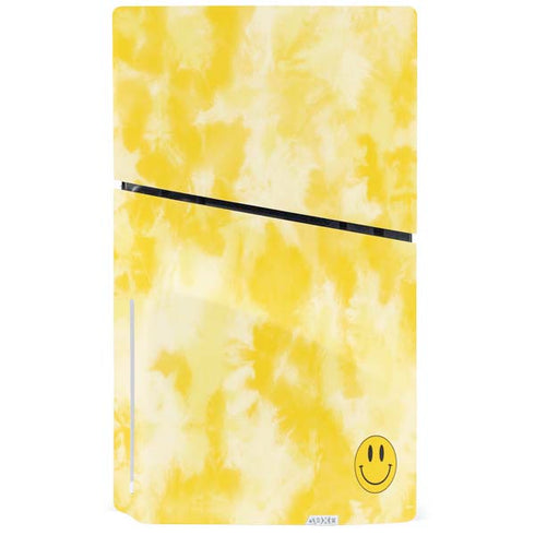 Yellow Tie Die PS5 Slim Disk Bundle Skin