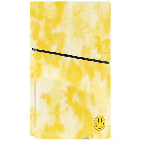 Yellow Tie Die PS5 Slim Disk Console Skin