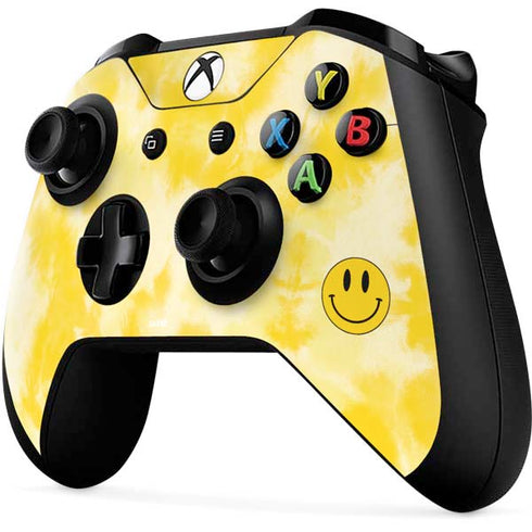 Yellow Tie Die Xbox One X Controller Skin