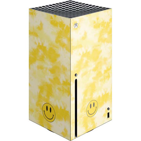 Yellow Tie Die Xbox Series X Console Skin