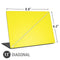 Yellow Solid Universal Laptop 11in (8.8 x 6.2in) Skin
