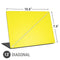 Yellow Solid Universal Laptop 13in (10.6 x 7.6in) Skin
