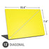 Yellow Solid Universal Laptop 13in (10.6 x 7.6in) Skin