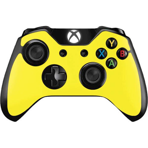 Yellow Solid Xbox One Controller Skin