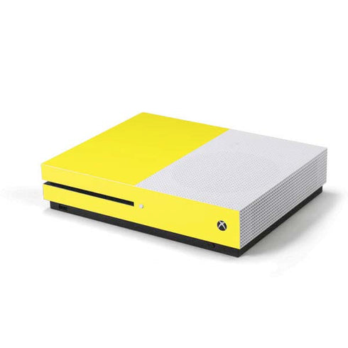 Yellow Solid Xbox One S Console Skin