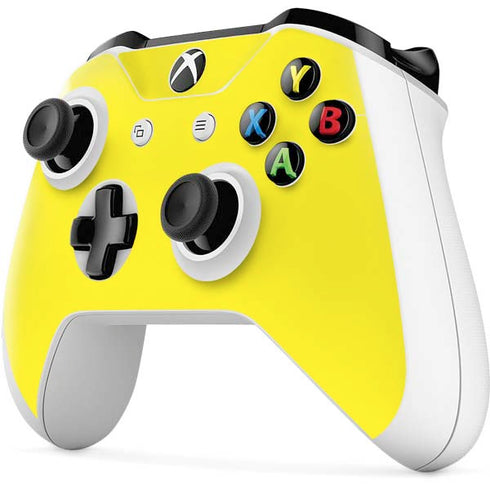 Yellow Solid Xbox One S Controller Skin