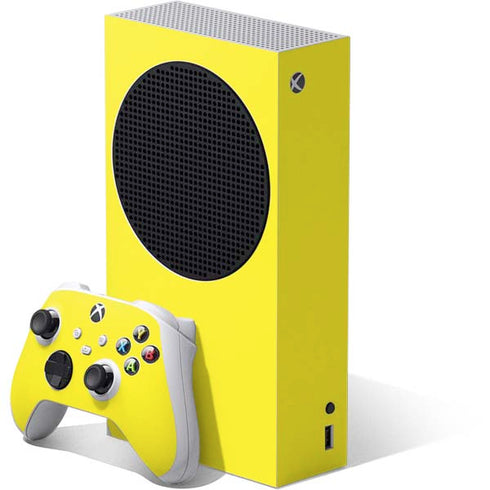 Yellow Solid Xbox Series S Bundle Skin