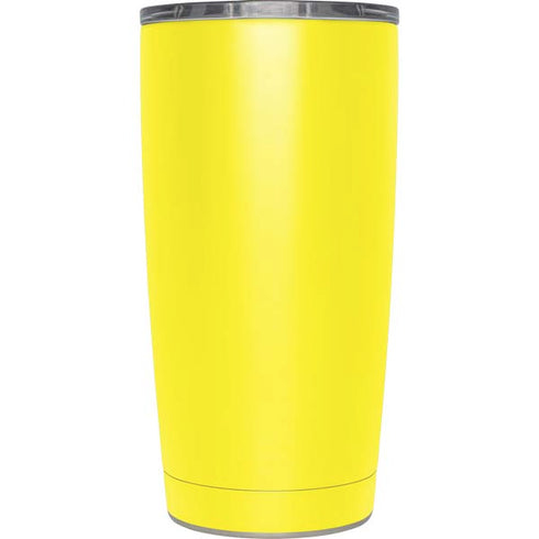 Yellow Solid Yeti 20oz Tumbler Skin