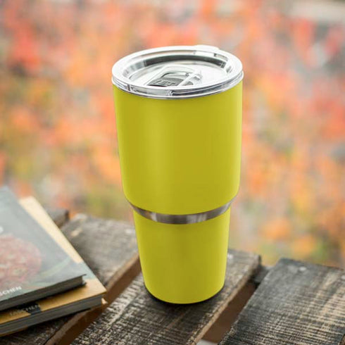 Yellow Solid Yeti 30oz Rambler Tumbler Skin