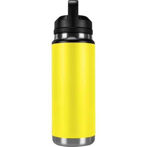 Yellow Solid YETI Rambler 26oz Bottle Skin