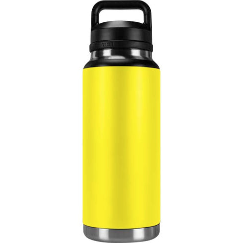 Yellow Solid YETI Rambler 36oz Bottle Skin