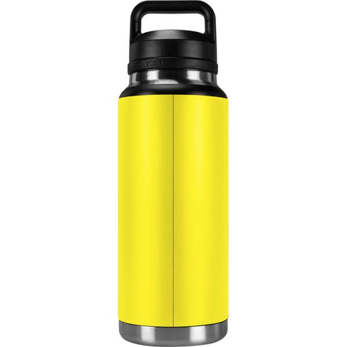 Yellow Solid YETI Rambler 36oz Bottle Skin