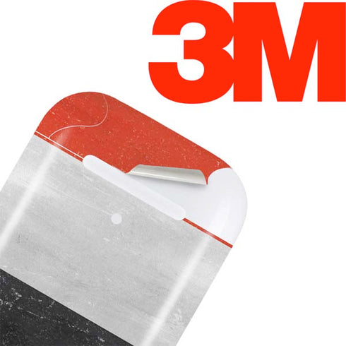 Yemen Flag Distressed Apple AirPods Skin