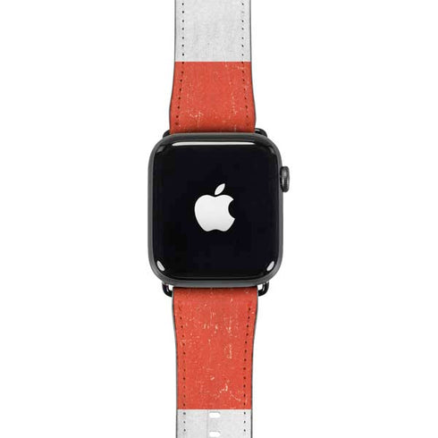 Yemen Flag Distressed Apple Watch Band 42-44mm