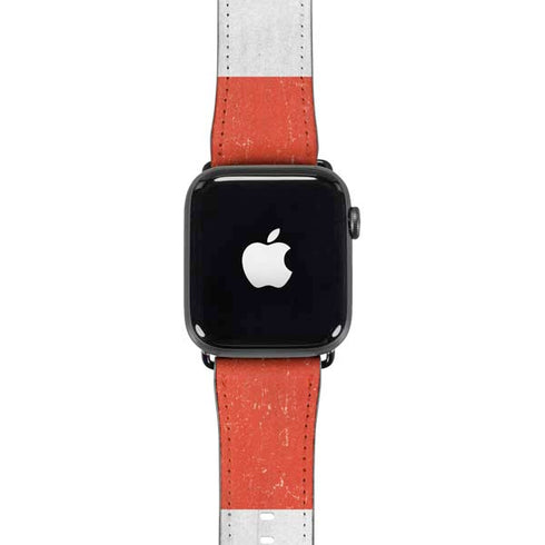 Yemen Flag Distressed Apple Watch Band 38-40mm