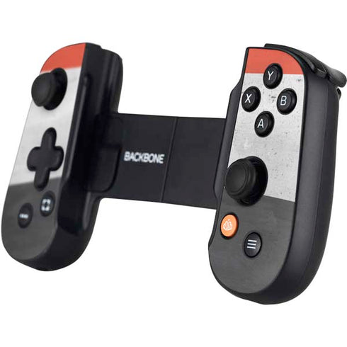 Yemen Flag Distressed Backbone One for iPhone Game Controller Skin