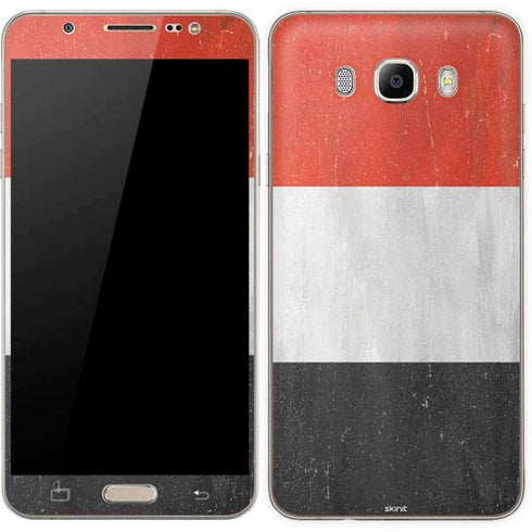 Yemen Flag Distressed Galaxy J7 Skin