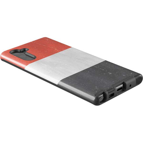 Yemen Flag Distressed Galaxy Note 10 Pro Case