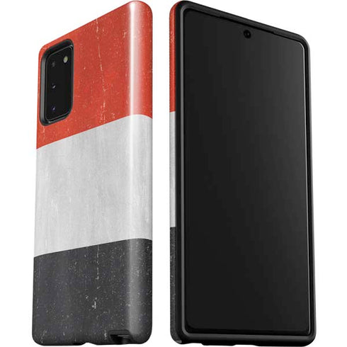 Yemen Flag Distressed Galaxy Note20 5G Pro Case