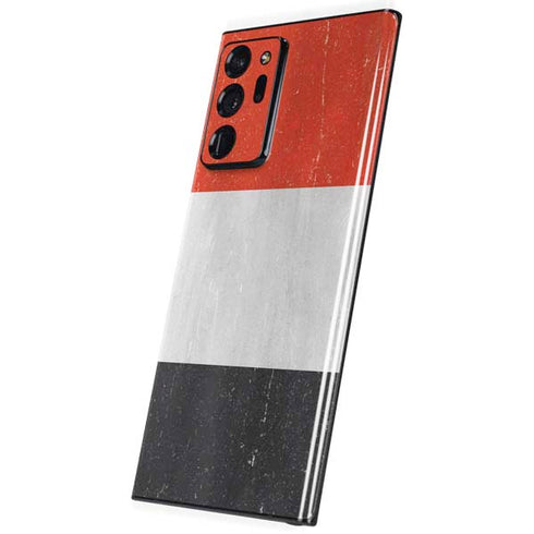 Yemen Flag Distressed Galaxy Note20 Ultra 5G Skin