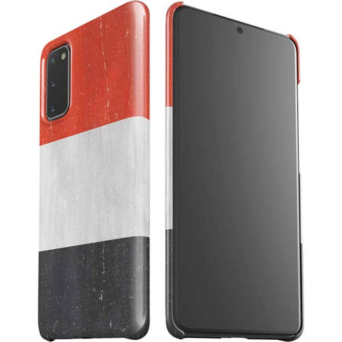 Yemen Flag Distressed Galaxy S20 Lite Case