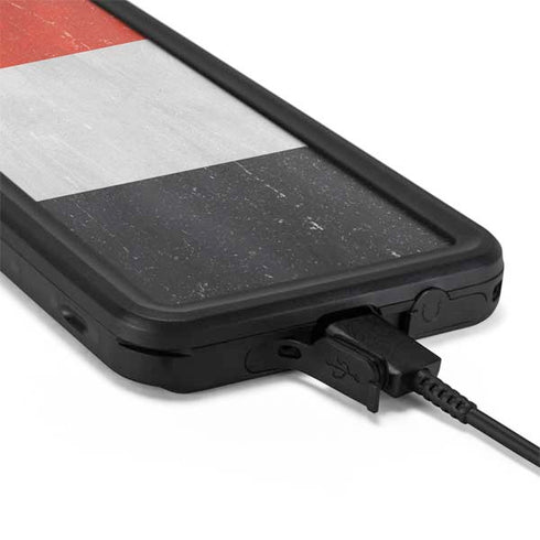 Yemen Flag Distressed Galaxy S20 Plus Waterproof Case