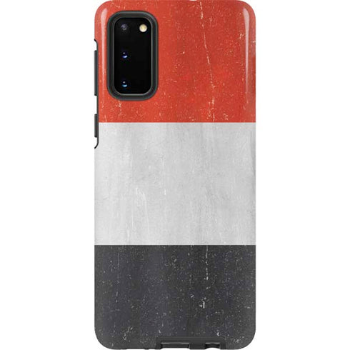 Yemen Flag Distressed Galaxy S20 Pro Case