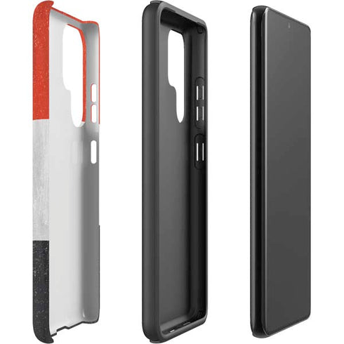 Yemen Flag Distressed Galaxy S22 Ultra Pro Case